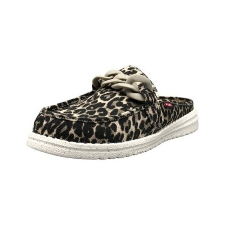 Step By Step  Damenschuhe Slipper ELLA CHAIN-LEO-BEIGE