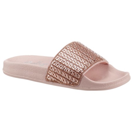 Skechers Pantolette »POP UPS NEW SPARK«, Sommerschuh, Schlappen mit funkelnder Bandage