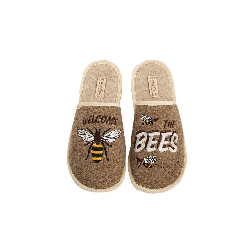 ADELHEID Bees Filzpantoffel Pantoffel