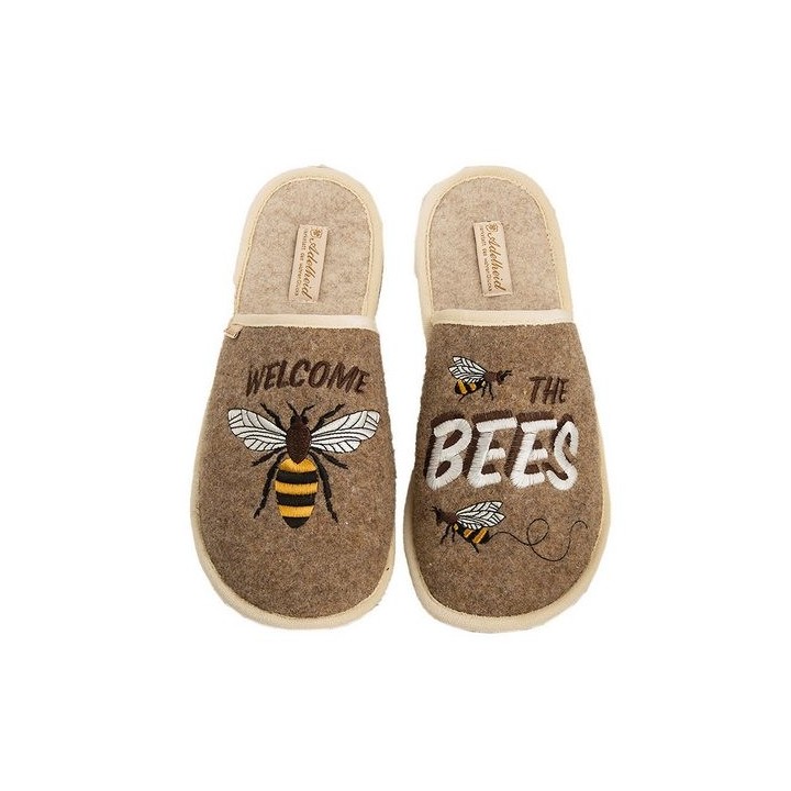 ADELHEID Bees Filzpantoffel Pantoffel