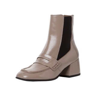 Tamaris taupe patent beige 36