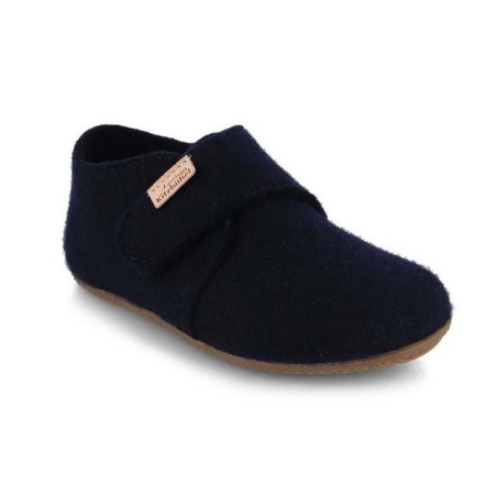 Living Kitzbühel Baby Klettschuh Filz, media blue, kinder, mädchen, jungen, winter Hausschuh