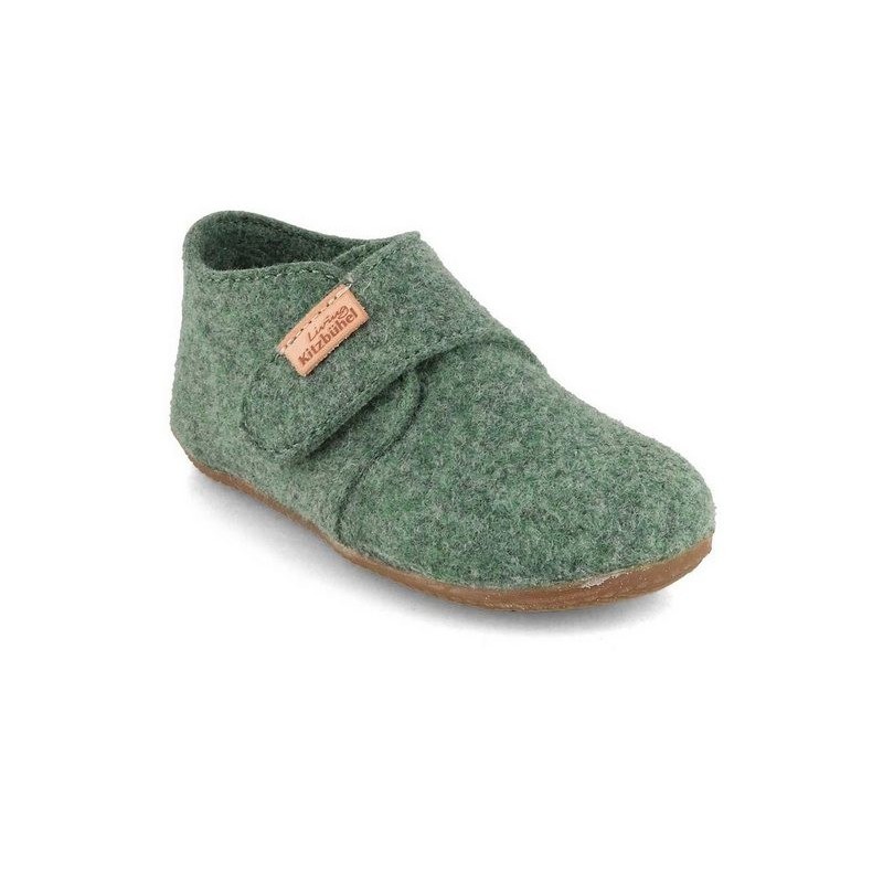 Living Kitzbühel Baby Klettschuh Filz, forest, mädchen, jungen, winter Hausschuh Klettverschluss