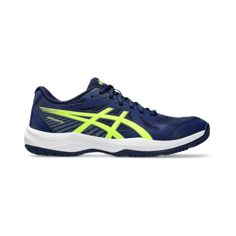 Asics UPCOURT 6 BLUE EXPANSE/SAFETY YELLOW Hallenschuh
