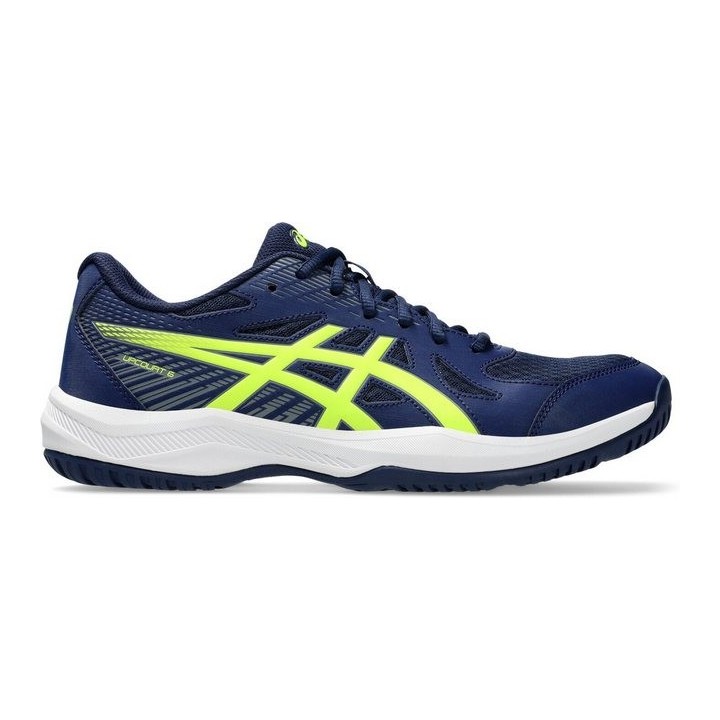 Asics UPCOURT 6 BLUE EXPANSE/SAFETY YELLOW Hallenschuh