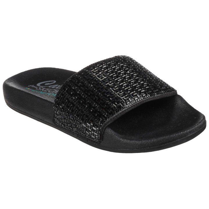 Skechers Pantolette »POP UPS NEW SPARK«, Sommerschuh, Schlappen mit funkelnder Bandage