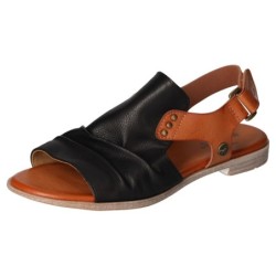 Mustang Shoes Riemchensandale, Sommerschuh, Sandalette, Blockabsatz, mit Klettverschluss