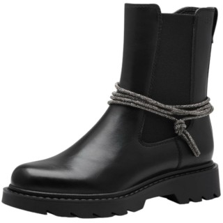 Damen Elegante Stiefelette  1-25814-43 Schwarz 091 Black/Gla... 37
