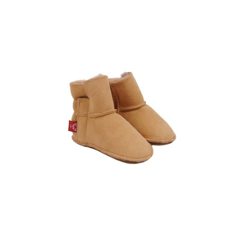 Kaiser Babyboot Klett Krabbelschuh 100% Lammfell