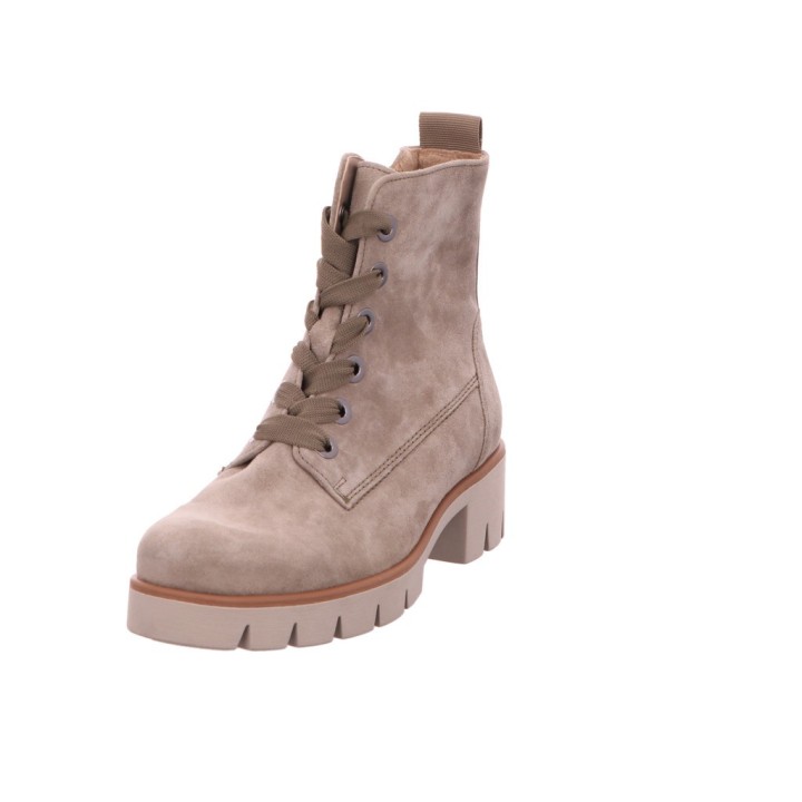 Enkellaarsjes met plateauzool - khaki 39