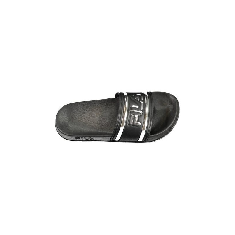Fila Badeschuh Damen-Pantolette Schwarz mit Logo und Kontrasten in