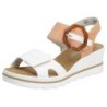 Rieker Sandalette, Sommerschuh, Sandale, Keilabsatz, mit auffälliger Schmuckspange