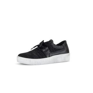 Freizeit Schnürer schwarz Gabor Fashion Sneaker low 43.335.4... 42