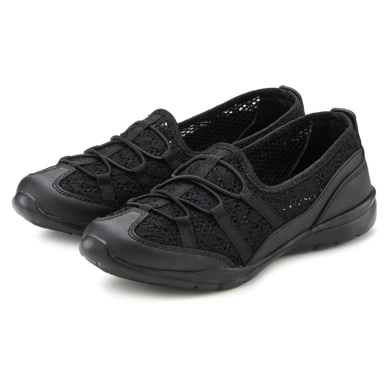 LASCANA Sneaker, Freizeitschuh, Halbschuh, leichter Slipper, Slip-On-Sneaker VEGAN