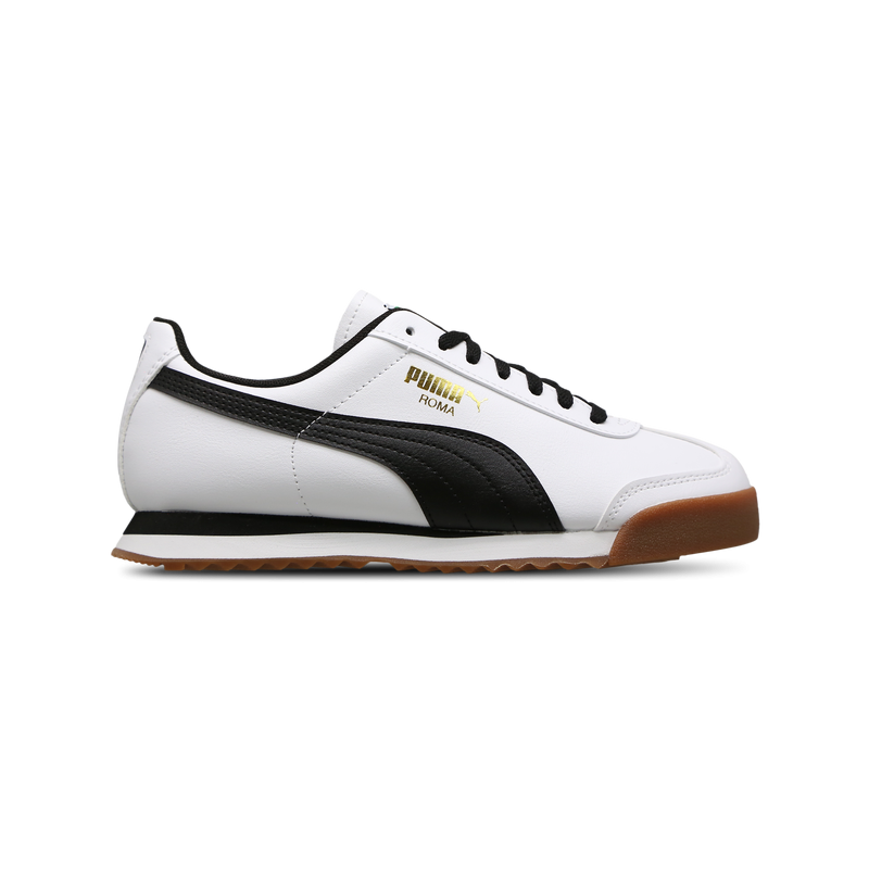 Puma Roma Unisex Schuhe - Weiß - Größe: 37.5 - Leder - Foot Locker