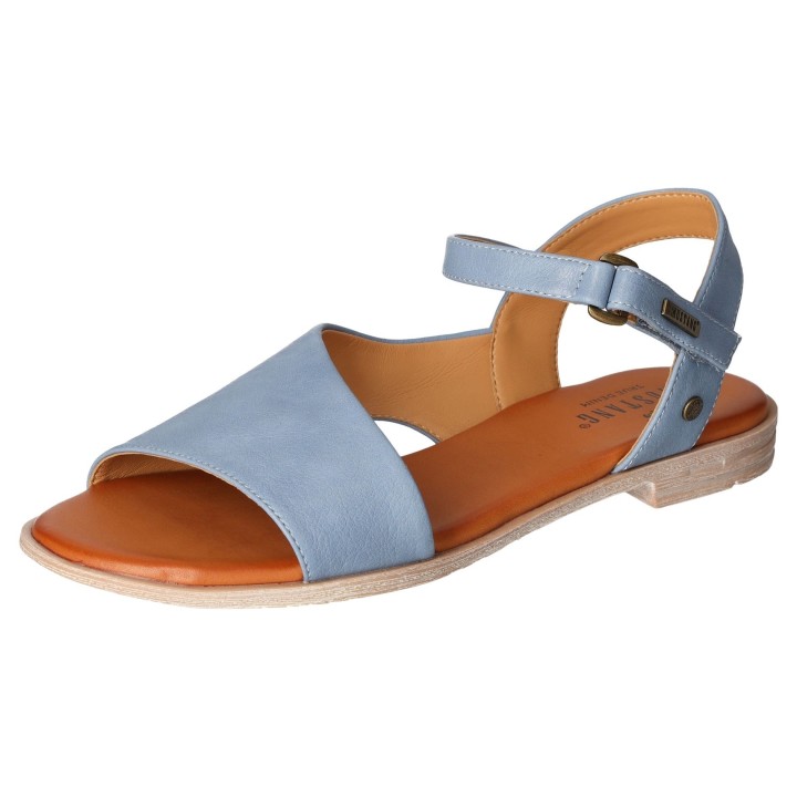Mustang Shoes Sandale, Sommerschuh, Sandalette, Riemchensandale in asymmetrischer Form