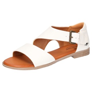 Mustang Shoes Sandale, Sommerschuh, Sandalette, Riemchensandale in asymmetrischer Optik