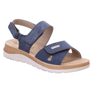 Rohde Riemchensandale »BAVIERA«, Sommerschuh, Klettschuh, Keilabsatz, Sandale mit Softfußbett