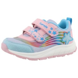 Lurchi Klettschuh »Abelia«, mit Streifen in Regenbogenfarben, Größenschablone zum Download