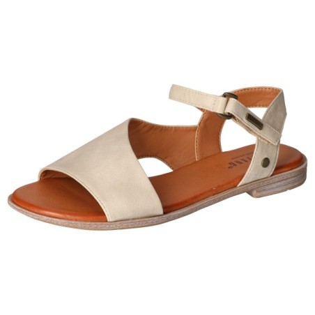Mustang Shoes Sandale, Sommerschuh, Sandalette, Riemchensandale in asymmetrischer Form