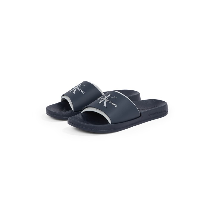 Calvin Klein Jeans Badepantolette »FERRIS 1R«, Sommerschuh, Poolslides, Schlappen, für Strand und Schwimmbad