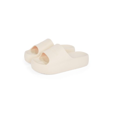 Tommy Jeans Pantolette »TJW CHUNKY POOL SLIDE ESS«, Plateau, Sommerschuh, Schlupfschuh, Bequemschuh, Logoschriftzug