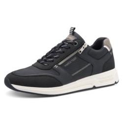MARCO TOZZI Keilsneaker, Freizeitschuh, Halbschuh, Schnürschuh mit praktischem Reißverschluss