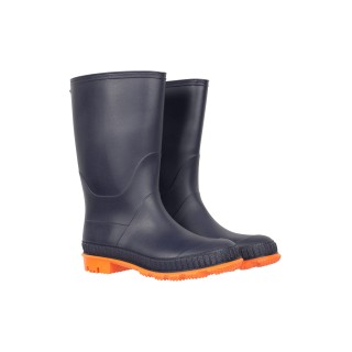 Einfarbige Kinder Gummistiefel - Orange