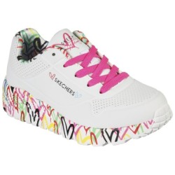 Skechers Sneaker "UNO LITE-LOVELY LUV", Schnürschuh mit bedruckter Sohle, Größenschablone zum Download