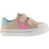 Victoria  Sneaker Baskets effet toile bébé