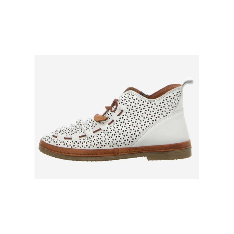 Manitu Bei diesem formschönen Schuh der Marke M weiß 42