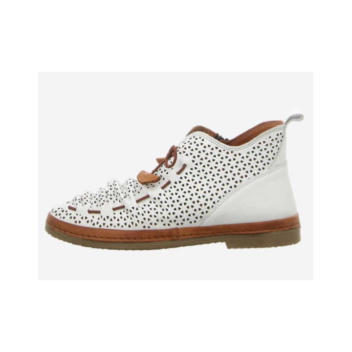 Manitu Bei diesem formschönen Schuh der Marke M weiß 42