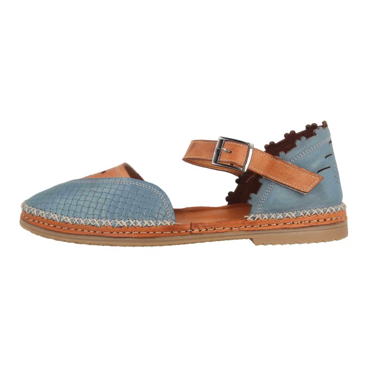 Manitu Bei diesem formschönen Schuh der Marke M blau 42