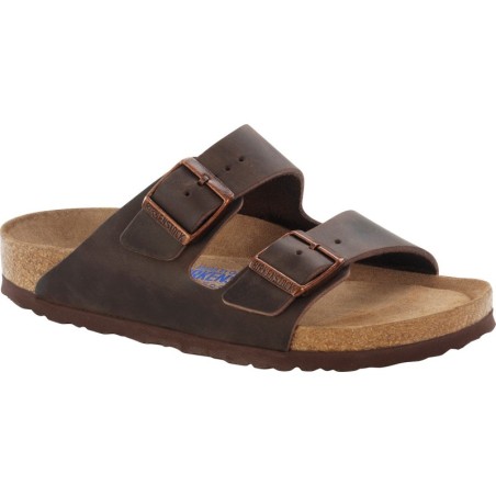 Birkenstock Arizona Soft Leather Oiled Sandale