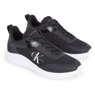 Calvin Klein Jeans Sneaker "EVA RUNNER LOW LACE ML MIX", Freizeitschuh, Halbschuh, Schnürschuh, mit CK-Logoemblem