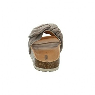 VERBENAS Damen Roxy Beigefarbene Veloursleder Pantolette 38