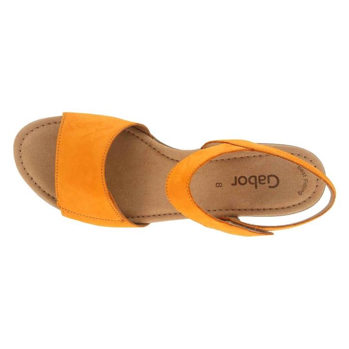 Gabor Sandaletten in Übergrößen Gelb 44.552.13 große Damensc... Onesize