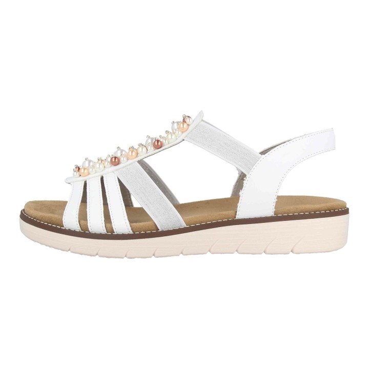 Remonte Sandalen in Übergrößen Weiß D2047-80 große Damenschu... Onesize