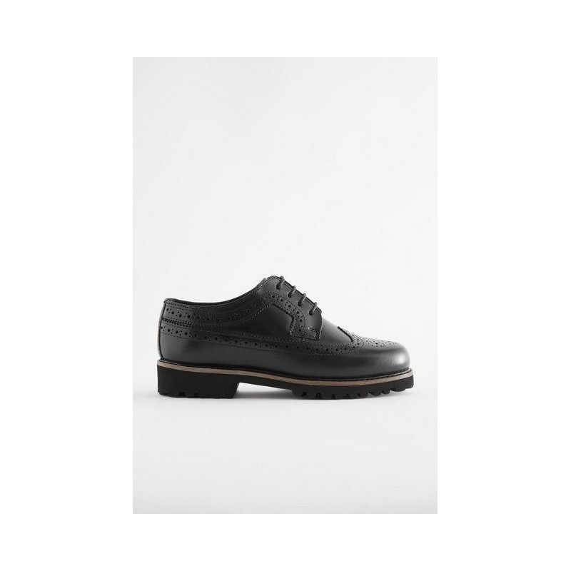Next Grober Budapester-Schnürschuh aus Leder Schnürschuh (1-tlg)