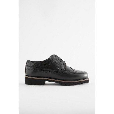 Next Grober Budapester-Schnürschuh aus Leder Schnürschuh (1-tlg)