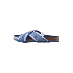 LAURA ASHLEY Laura Ashley Pantoletten mit gekreuzten Riemen Hausschuh (1-tlg)