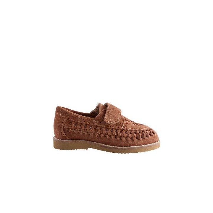 Next Veloursleder-Slipper mit Flechtdetail Loafer (1-tlg)