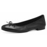 Damen Klassische Ballerina  1-22126-43 Schwarz 001 Black Led... 37