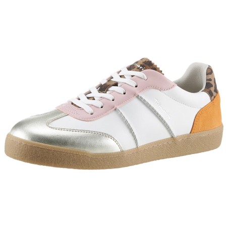 Tamaris Sneaker, Schnürschuh, Halbschuh, Freizeitschuh, auffällige Kontrastbesätze