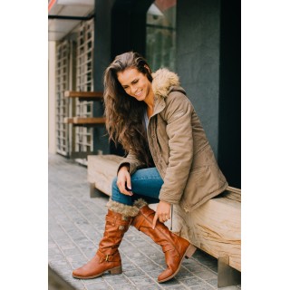 LOVENESS Winterstiefel von LOVENESS rost 41