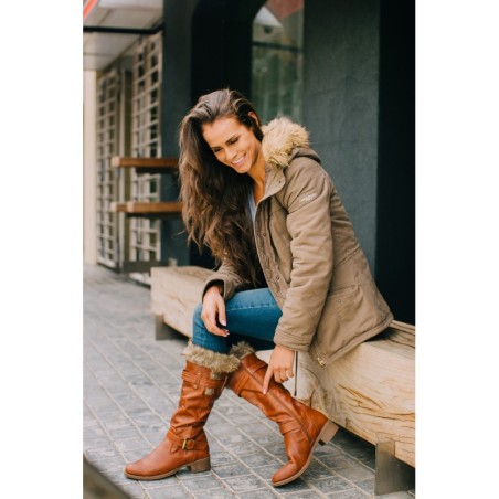 LOVENESS Winterstiefel von LOVENESS rost 41