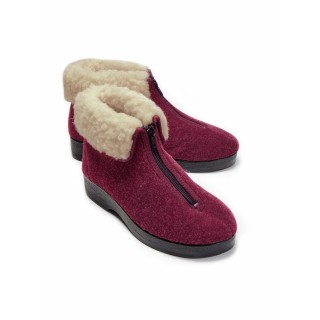 Reißverschluss-Hausschuh Thermo