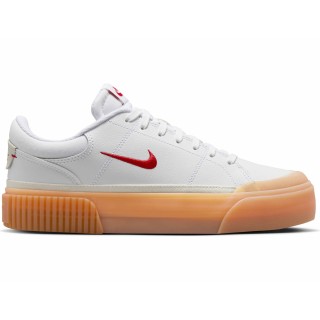 Nike Wmns Court Legacy Lift - white/university red-gum yello... 365