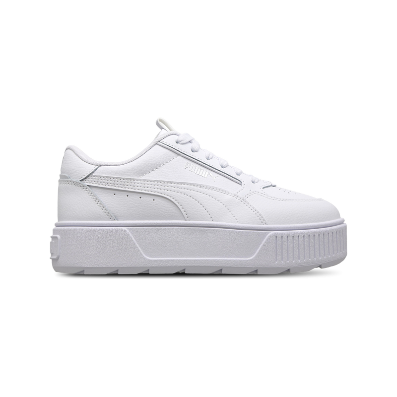 Puma Karmen Rebelle Unisex Schuhe - Weiß - Größe: 35.5 - Leder - Foot Locker