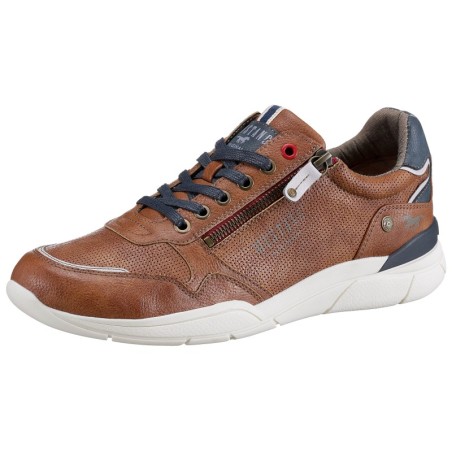 Mustang Shoes Sneaker, mit seitlichem Reißverschluss, Freizeitschuh, Halbschuh, Schnürschuh